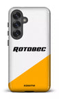 Galaxy S25 Tough (Gloss) Rotobec Blanc et Jaune -
