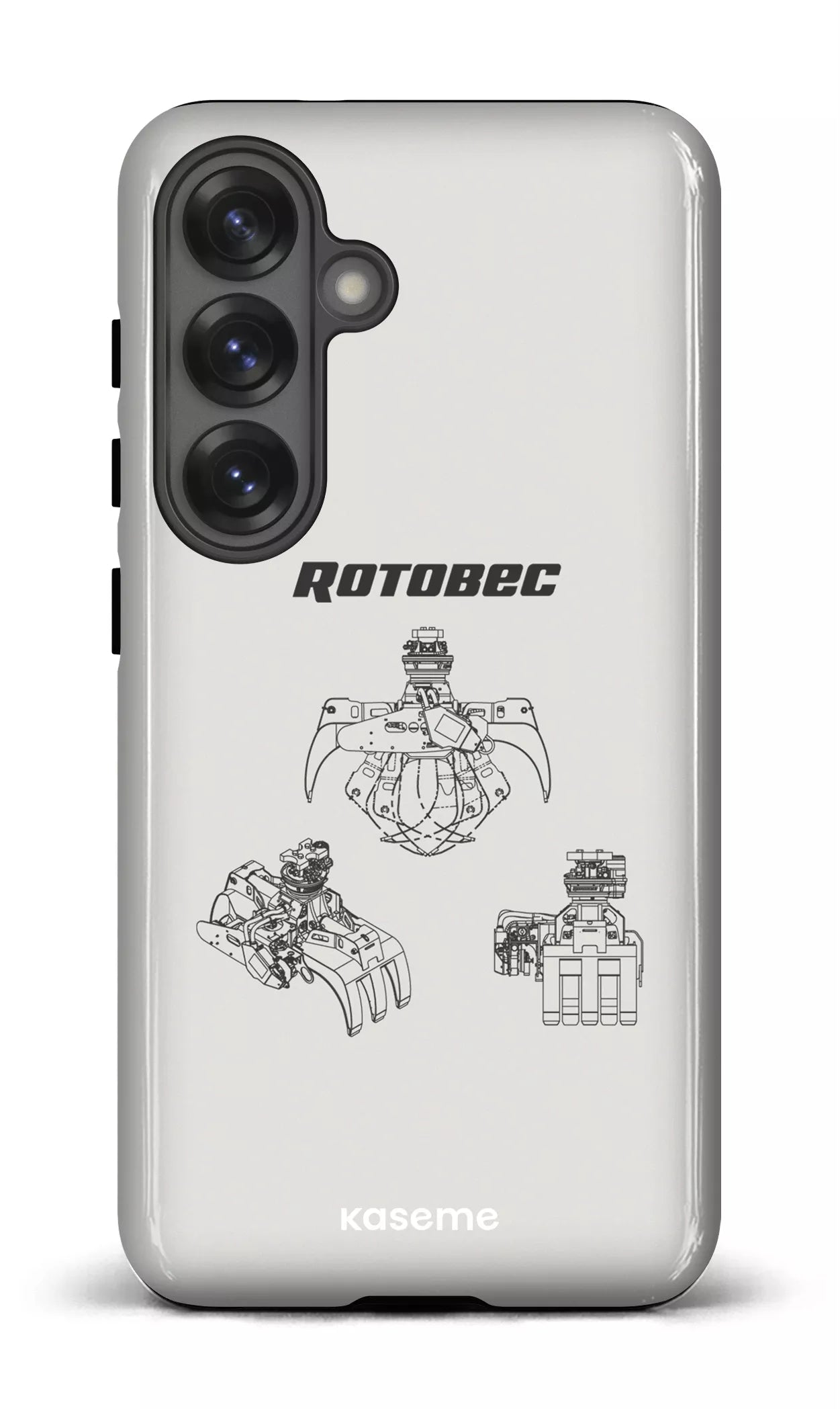 Galaxy S25 Tough (Gloss) Rotobec Gris -