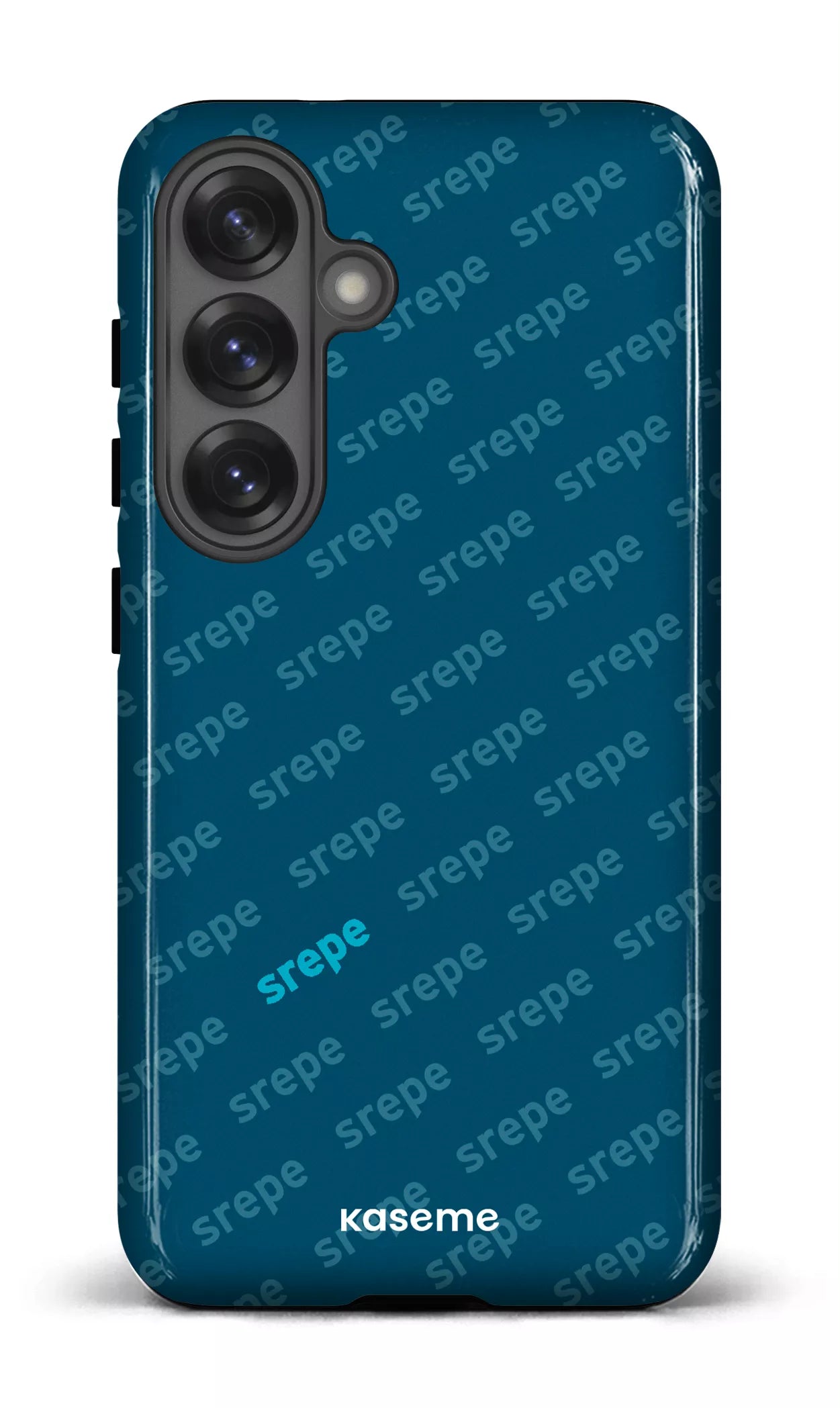 Galaxy S25 Tough (Gloss) SREPE Pattern Bleu x Turquoise -