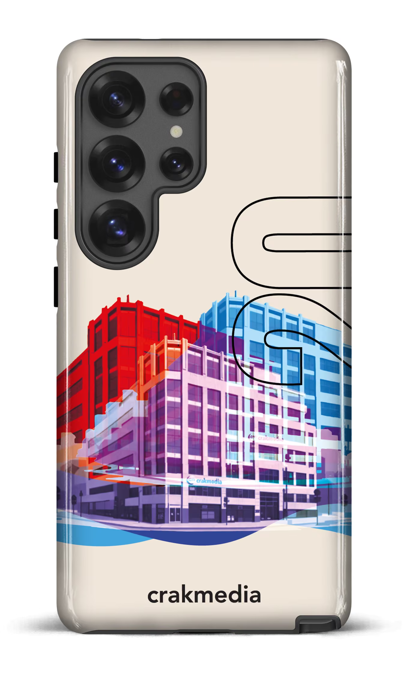 Galaxy S25 Ultra Tough (Gloss) Building Crakmedia -