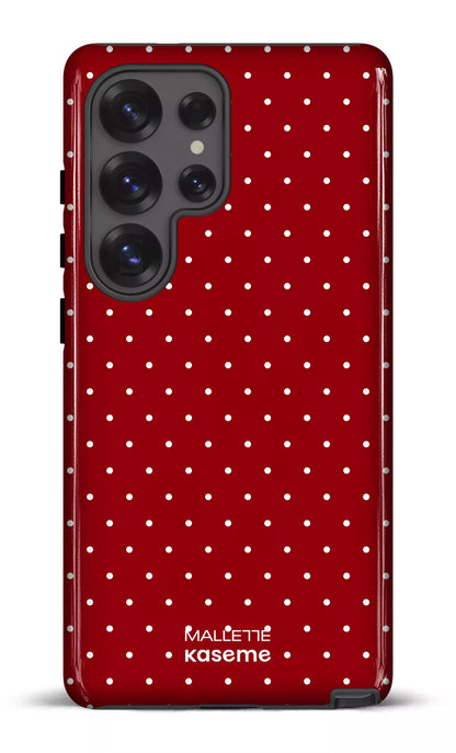 Galaxy S25 Ultra Tough (Gloss) Ditsy Rouge x Mallette -