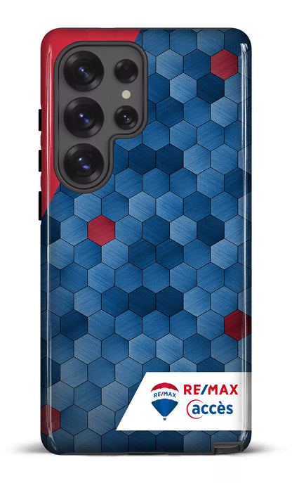 Galaxy S25 Ultra Tough (Gloss) Exagones texturés -