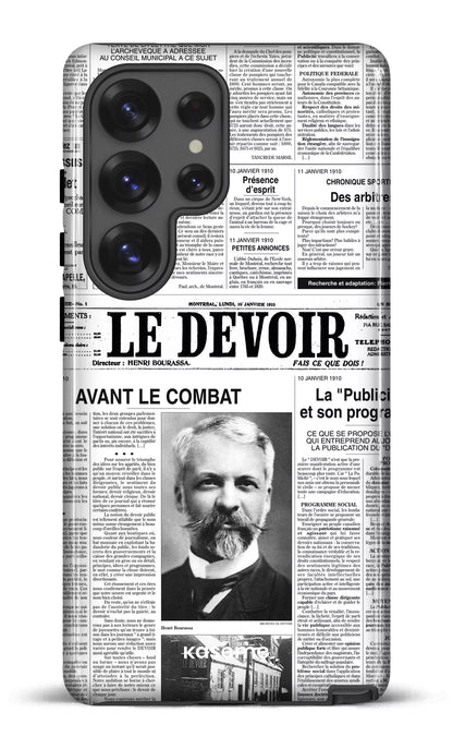 Galaxy S25 Ultra Tough (Gloss) Le Devoir — Premier édito -