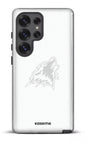 Galaxy S25 Ultra Tough (Gloss) Les Huskies Blanc -