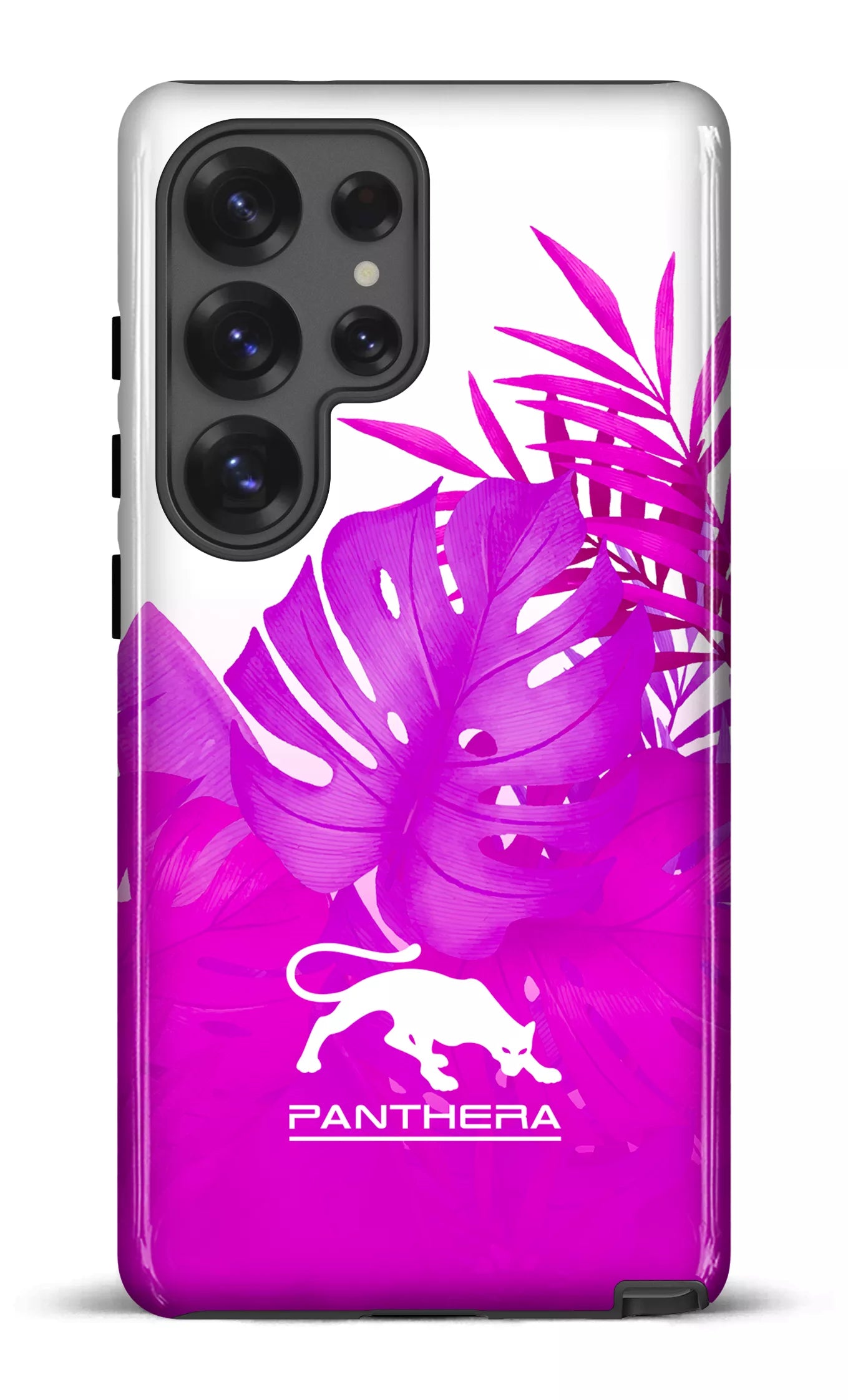 Galaxy S25 Ultra Tough (Gloss) Panthera Jungle Leaves -