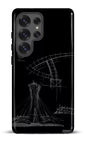 Galaxy S25 Ultra Tough (Gloss) Parc Olympique - Croquis Plan Noir -