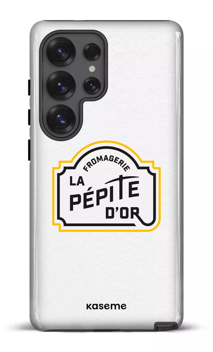 Galaxy S25 Ultra Tough (Gloss) Pépite Blanc -