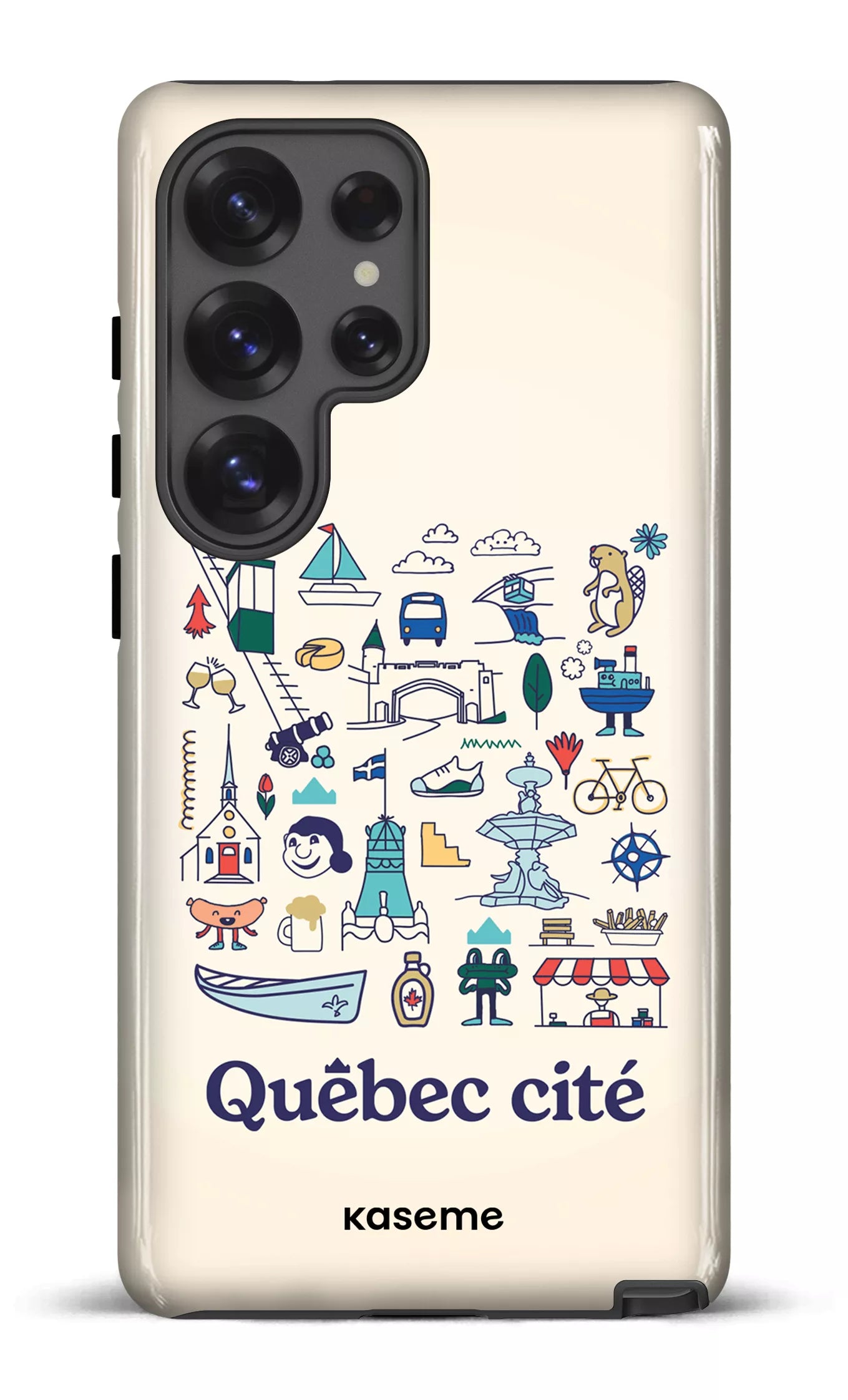 Galaxy S25 Ultra Tough (Gloss) Québec illustré -
