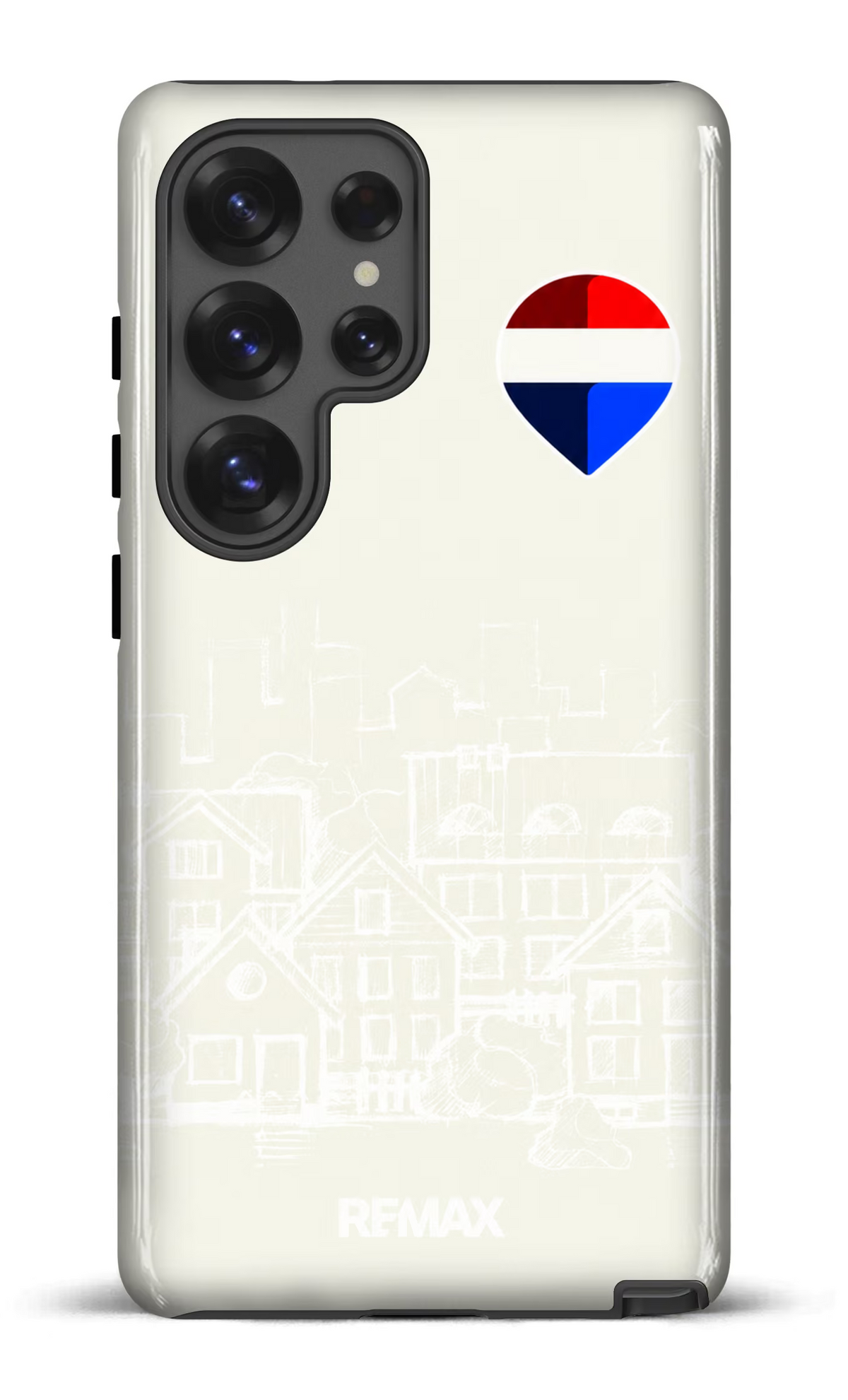 Galaxy S25 Ultra Tough (Gloss) Remax Sketch Beige -