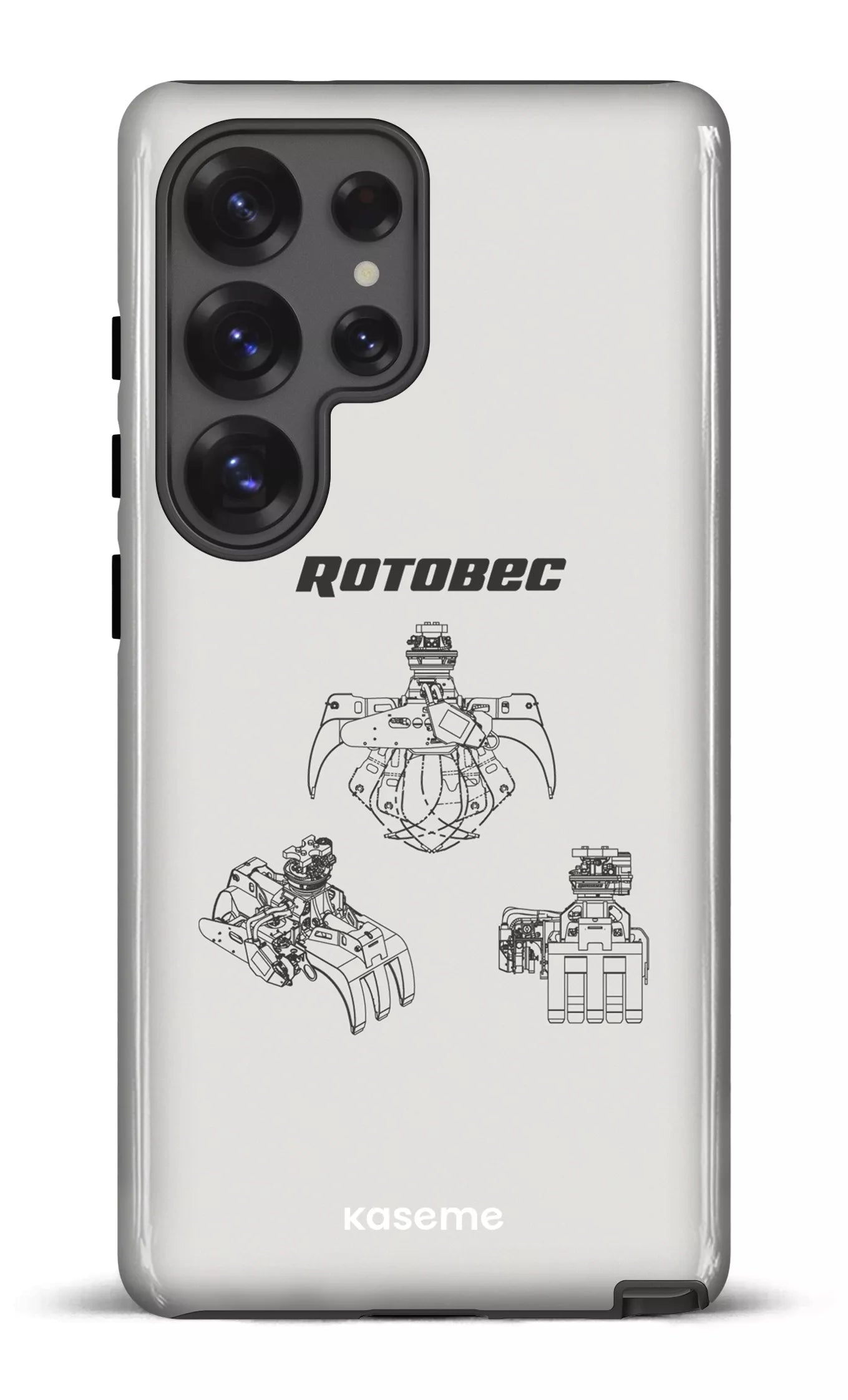 Galaxy S25 Ultra Tough (Gloss) Rotobec Gris -