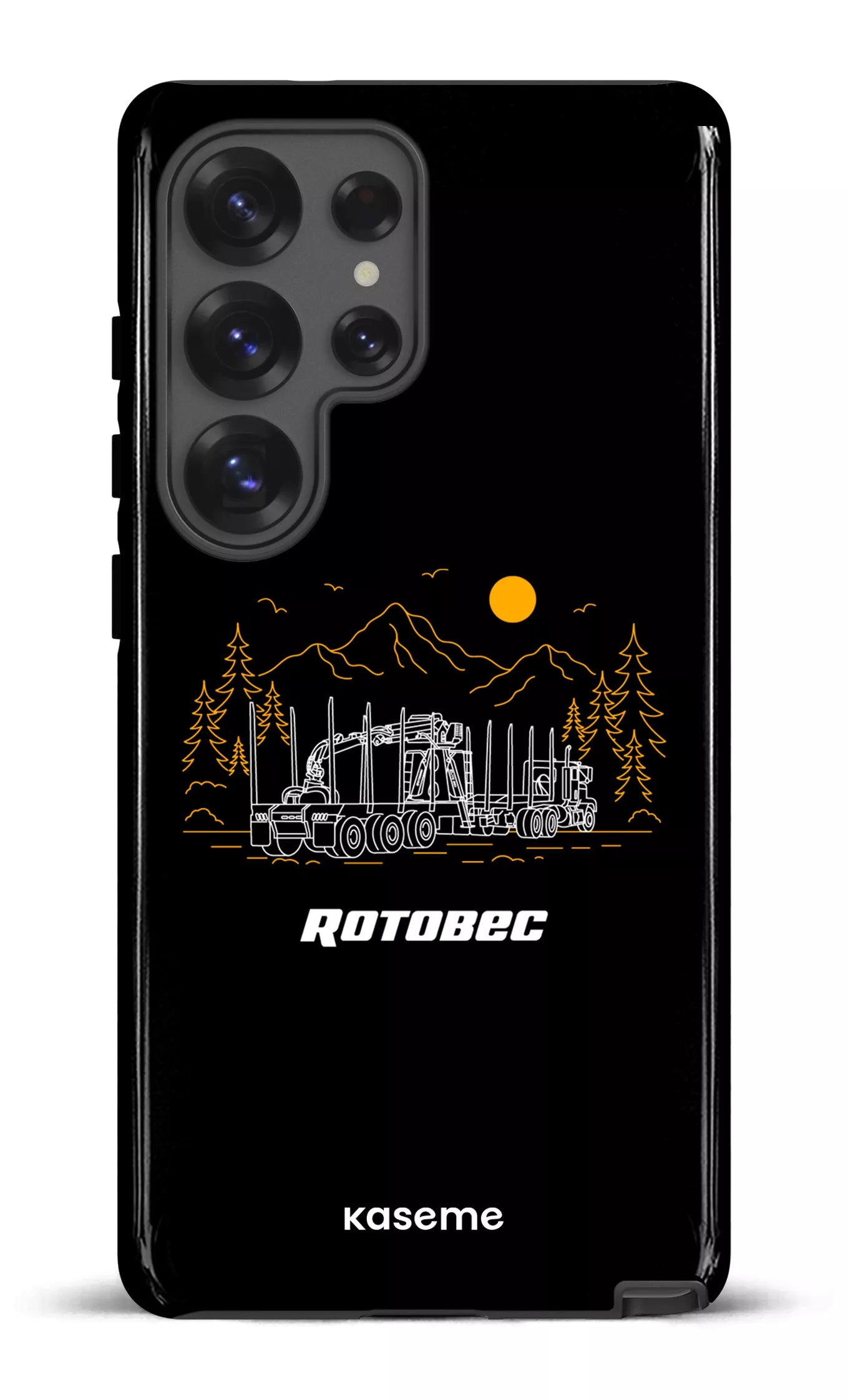 Galaxy S25 Ultra Tough (Gloss) Rotobec Noir -