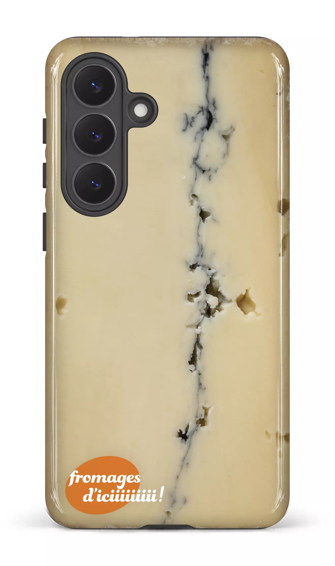 Galaxy S26P Tough (Gloss) Fromage Cendré Logo -