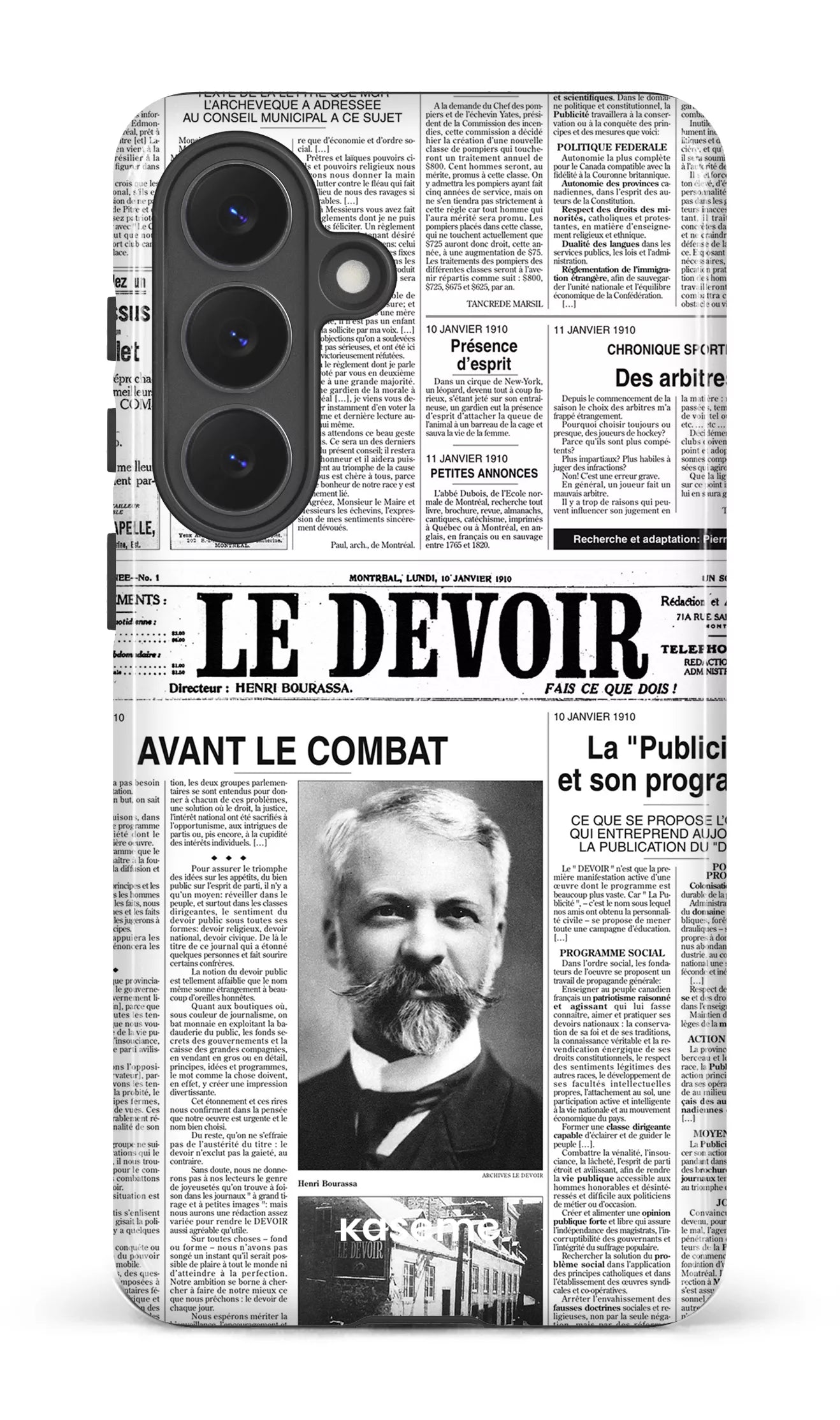 Galaxy S26P Tough (Gloss) Le Devoir — Premier édito -