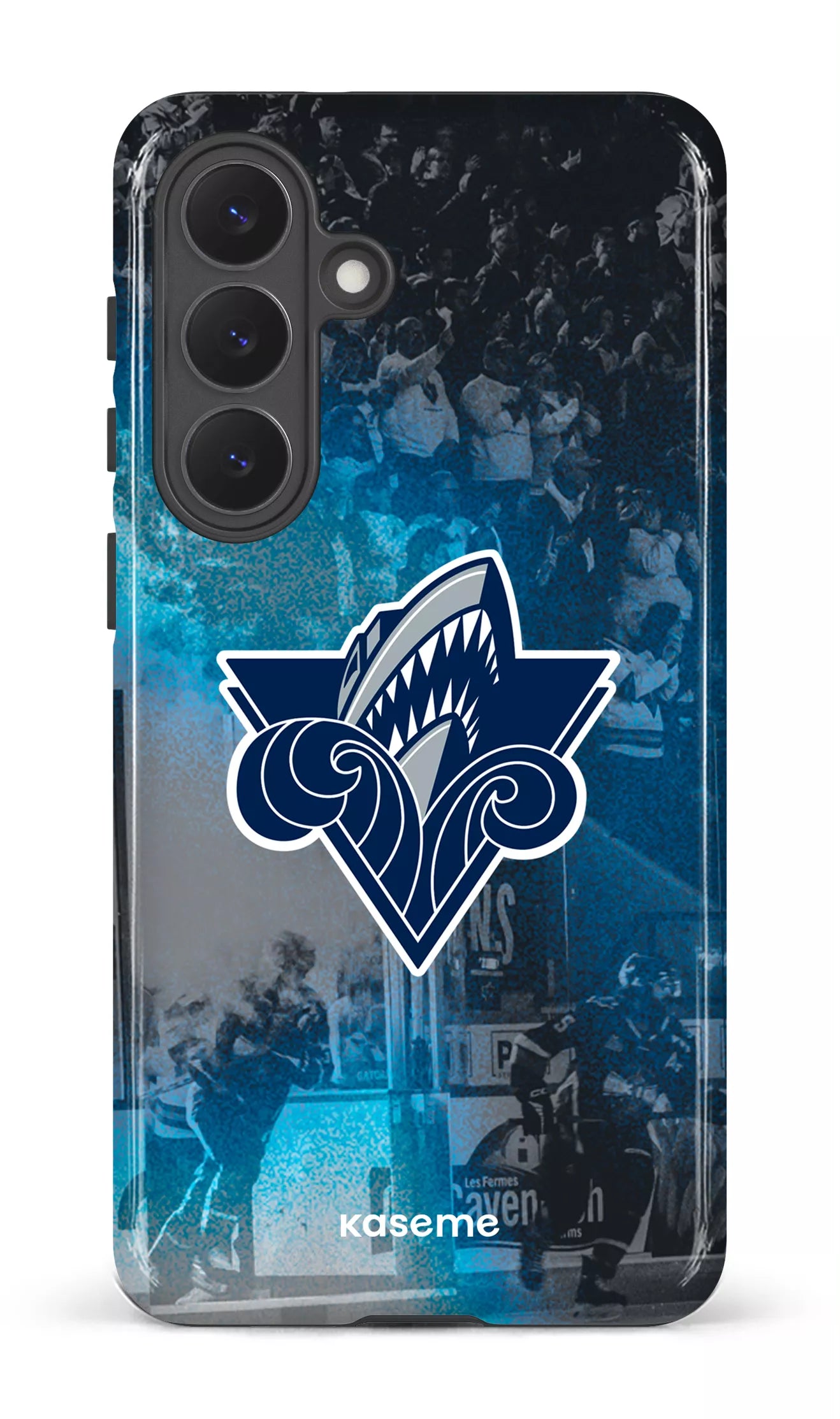 Galaxy S26P Tough (Gloss) Océanic Logo & Foule -