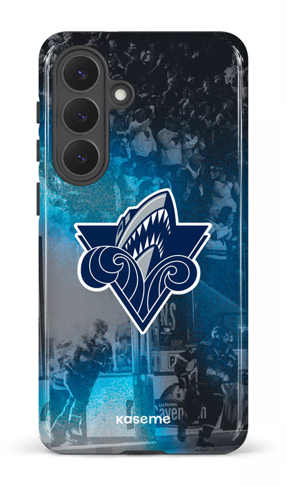 Galaxy S26P Tough (Gloss) Océanic Logo & Foule -