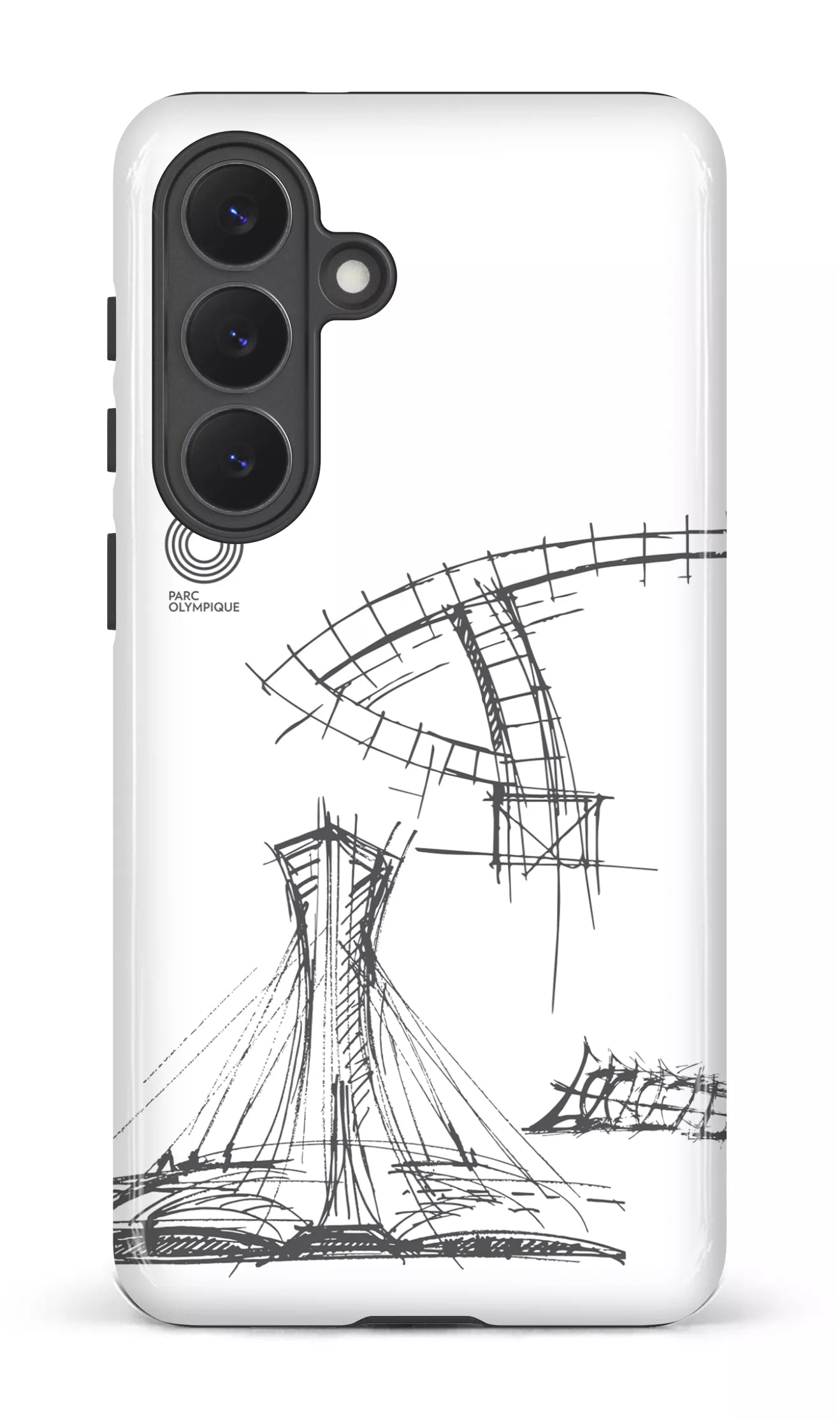 Galaxy S26P Tough (Gloss) Parc Olympique - Croquis Plan Blanc -