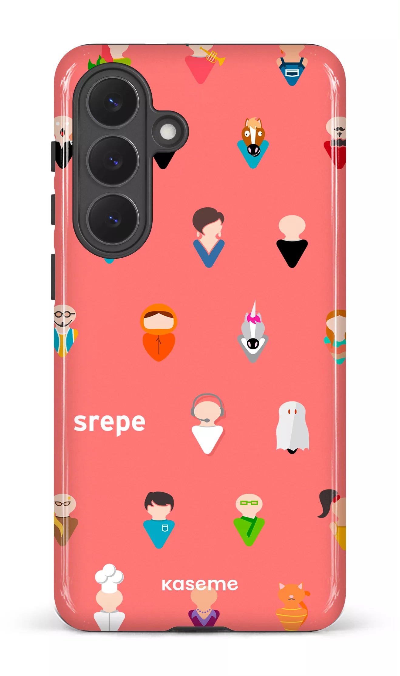 Galaxy S26P Tough (Gloss) Personnages Saumon -
