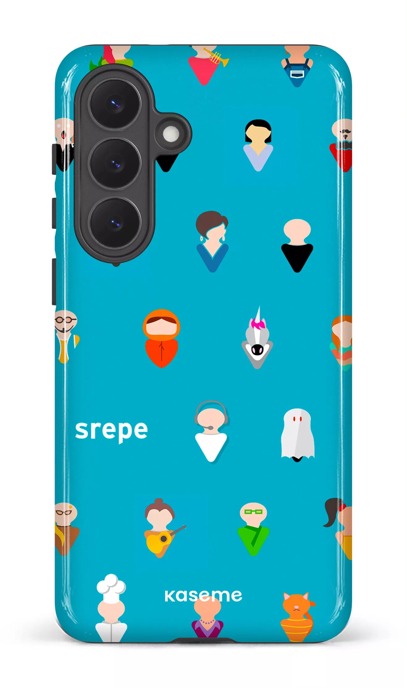 Galaxy S26P Tough (Gloss) Personnages Turquoise -