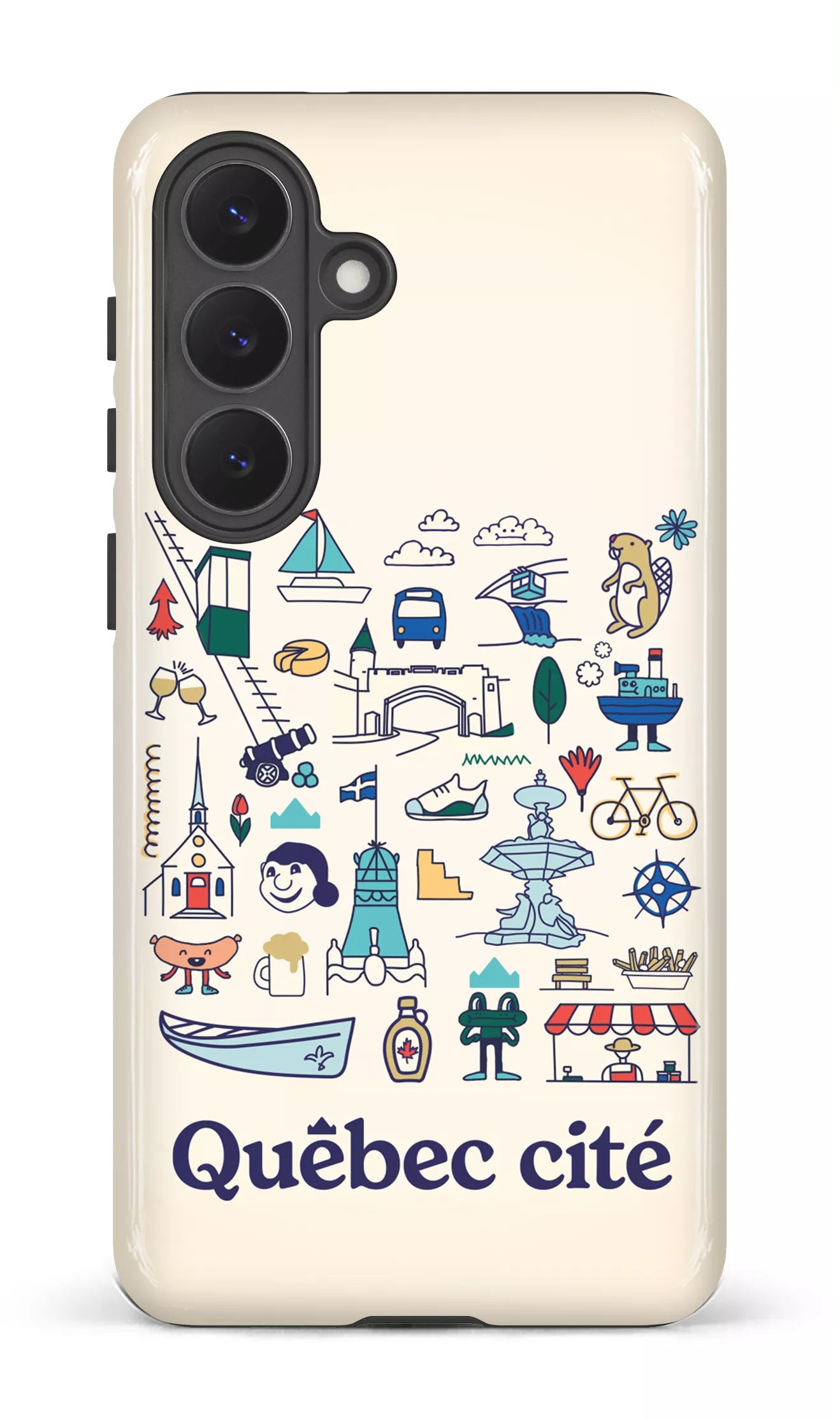 Galaxy S26P Tough (Gloss) Québec illustré -