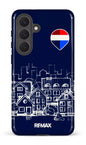 Galaxy S26P Tough (Gloss) Remax Sketch Bleu -