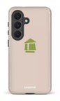 Galaxy  S26 Tough (Gloss) Flordeco logo grège -