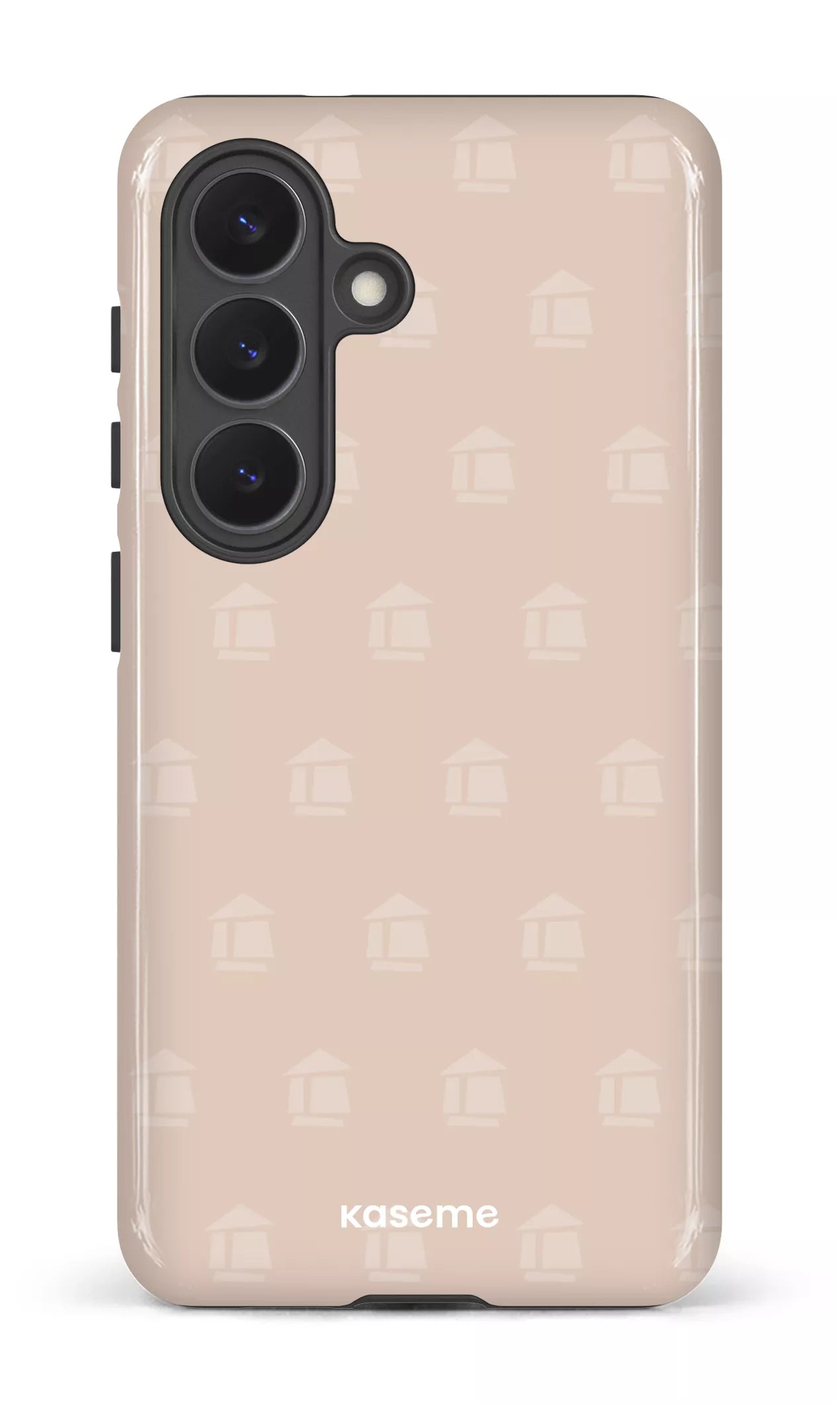 Galaxy  S26 Tough (Gloss) Flordeco motif grège -