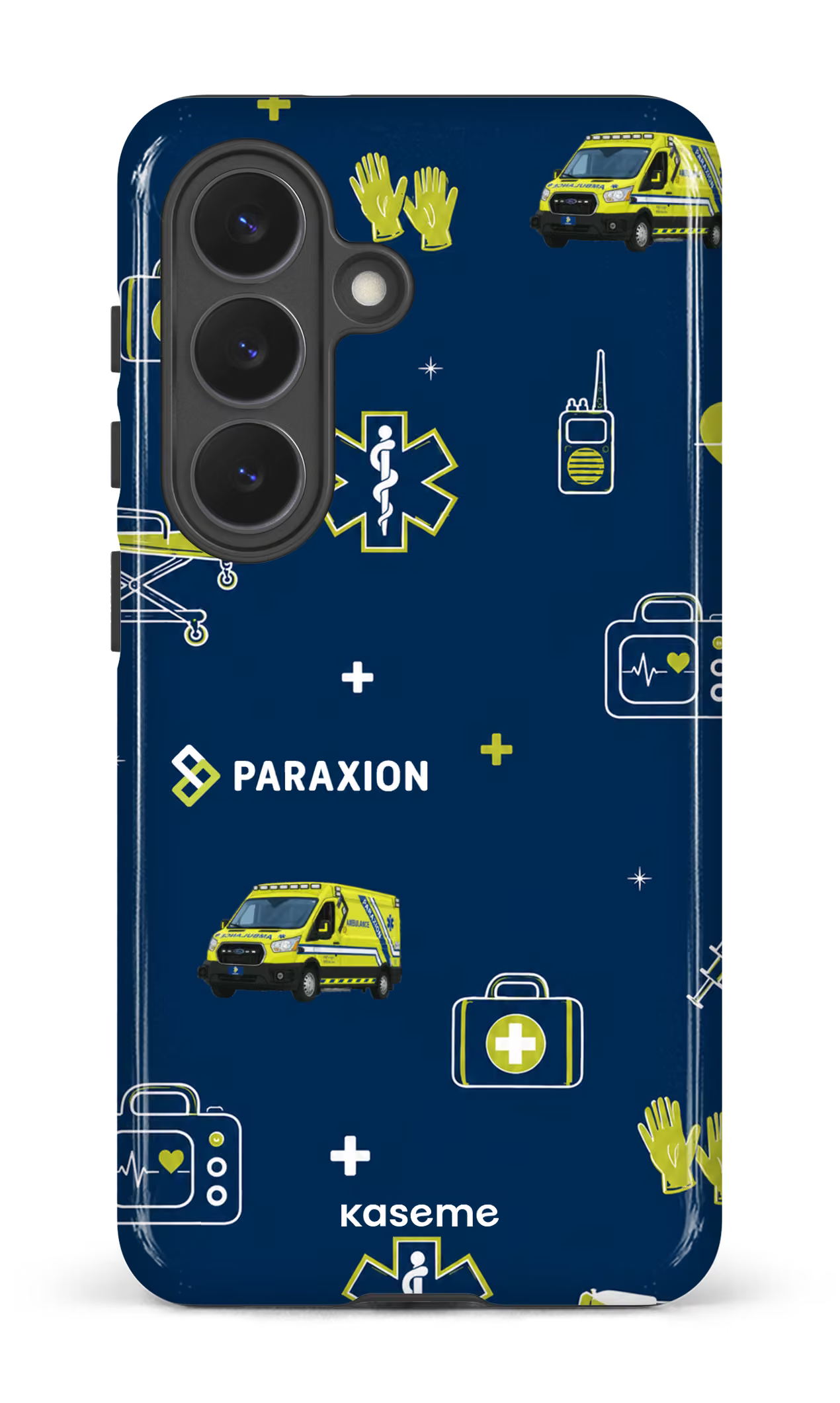 Galaxy  S26 Tough (Gloss) Icônes bleu Paraxion -
