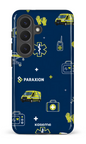 Galaxy  S26 Tough (Gloss) Icônes bleu Paraxion -
