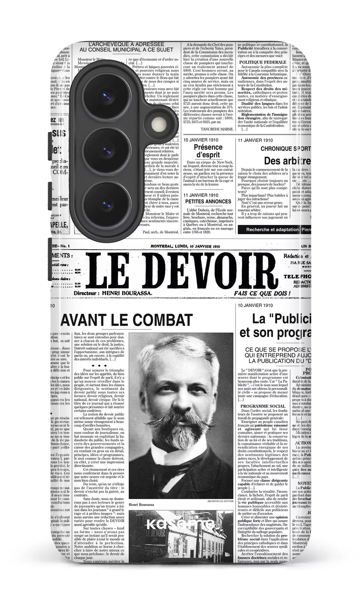 Galaxy  S26 Tough (Gloss) Le Devoir — Premier édito -