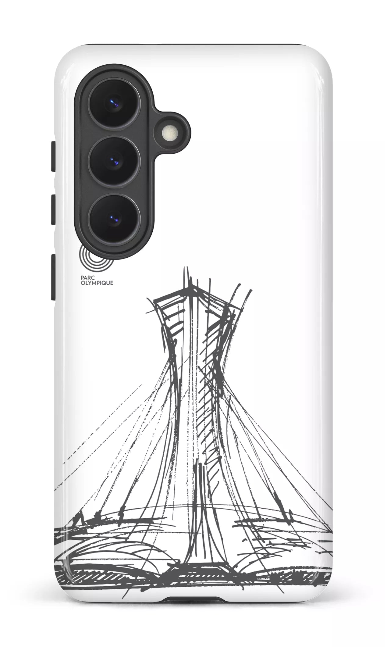 Galaxy  S26 Tough (Gloss) Parc Olympique - Croquis Blanc -