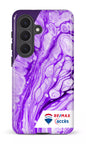 Galaxy  S26 Tough (Gloss) Peinture marbrée claire violette -