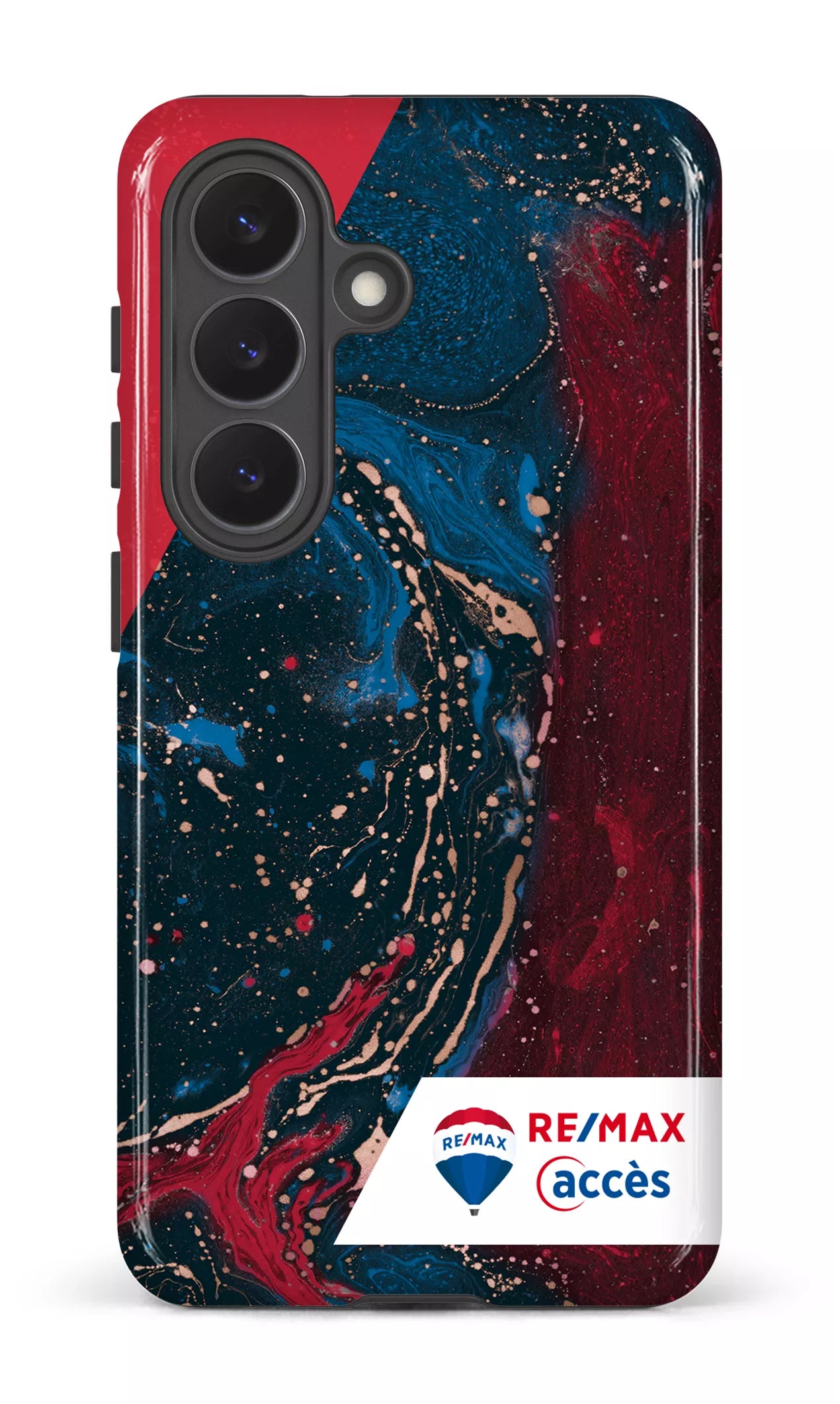 Galaxy  S26 Tough (Gloss) Peinture marbrée sombre -