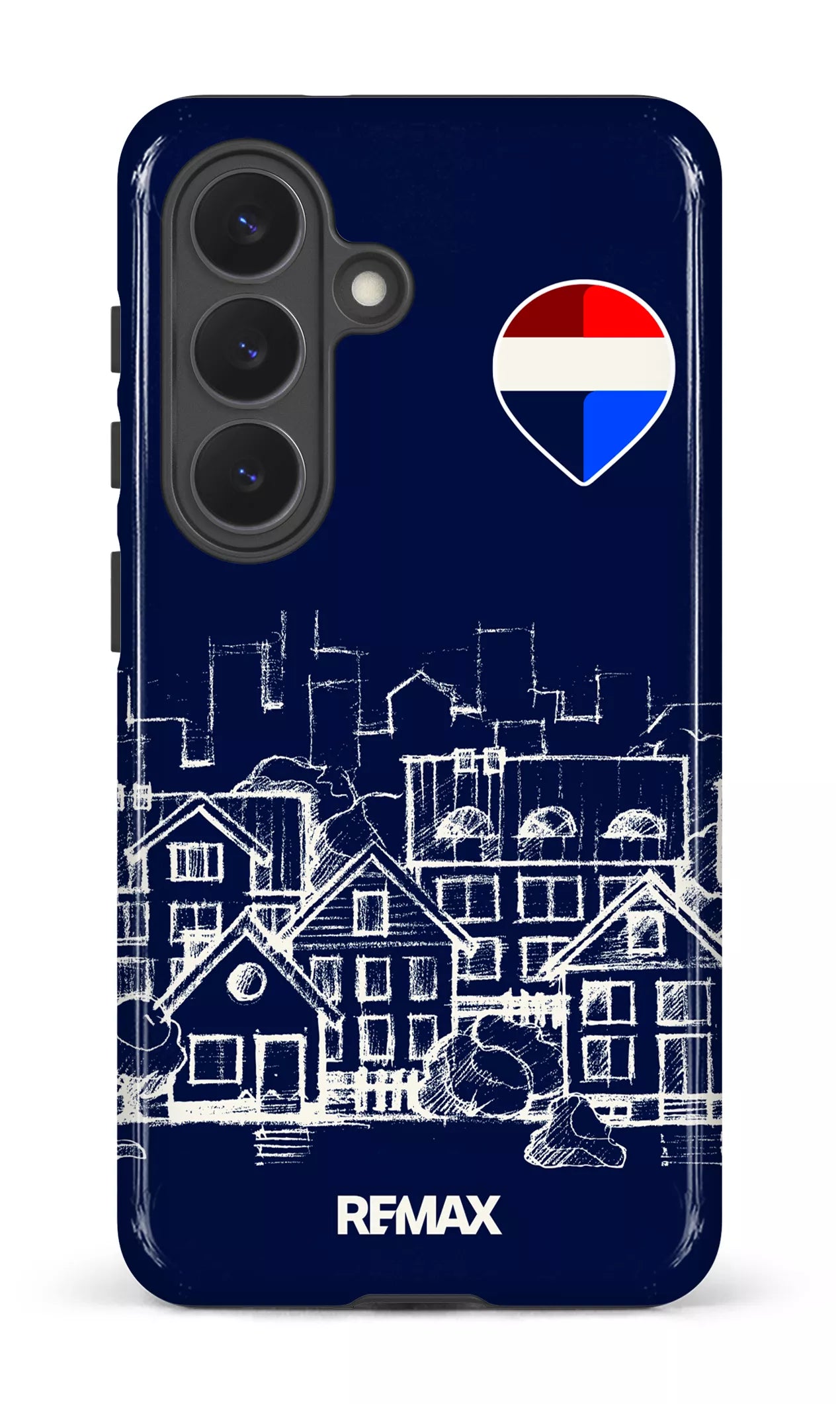 Galaxy  S26 Tough (Gloss) Remax Sketch Bleu -