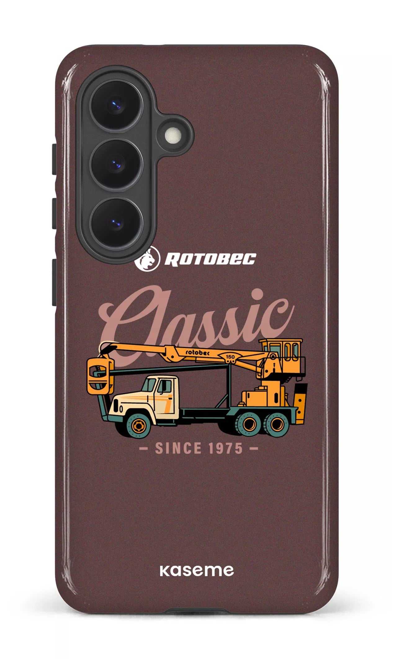 Galaxy  S26 Tough (Gloss) Rotobec Brun "Classic" -