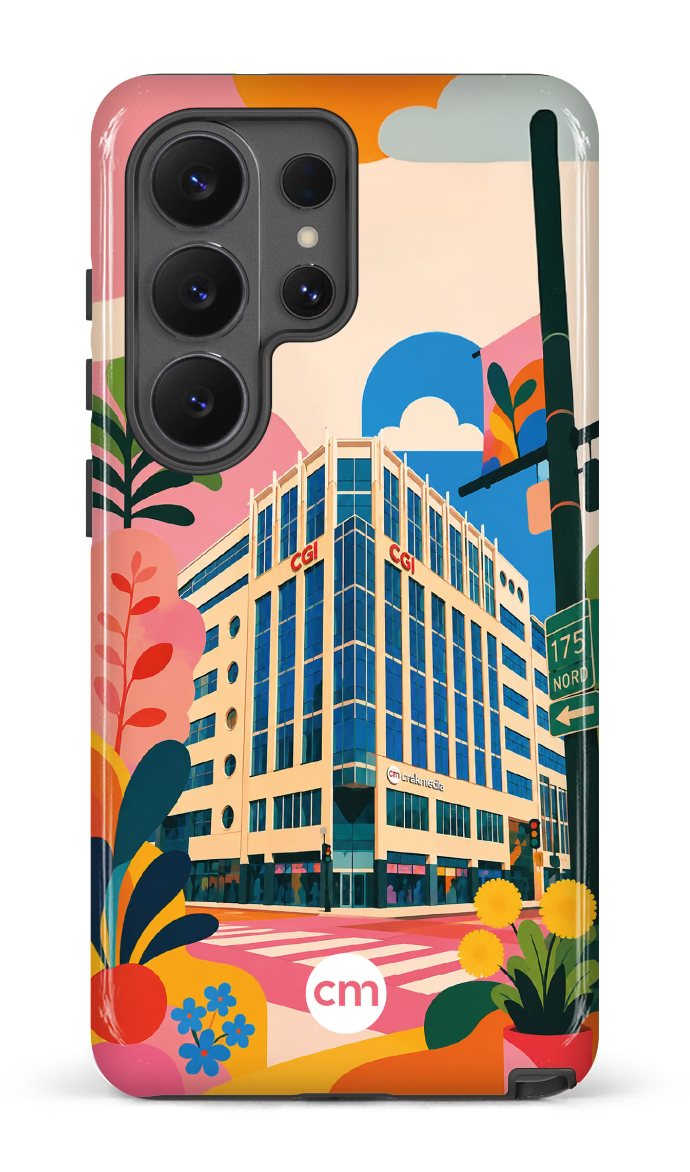 Galaxy S26 U Tough (Gloss) Funky Building Crakmedia -