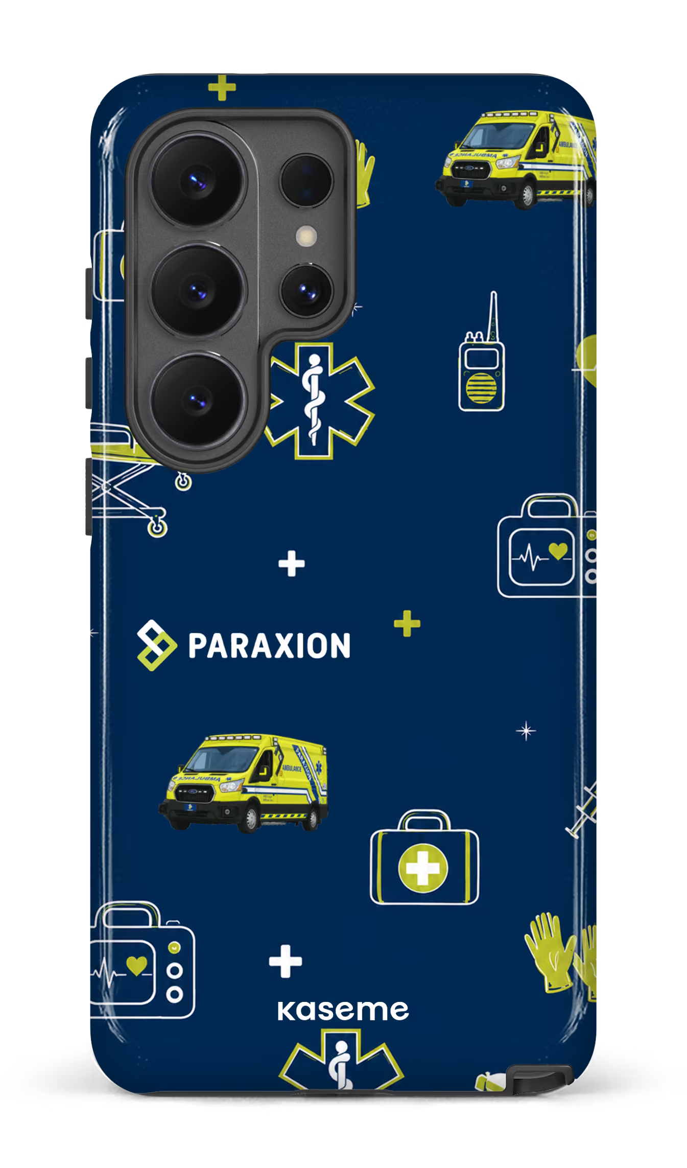 Galaxy S26 U Tough (Gloss) Icônes bleu Paraxion -