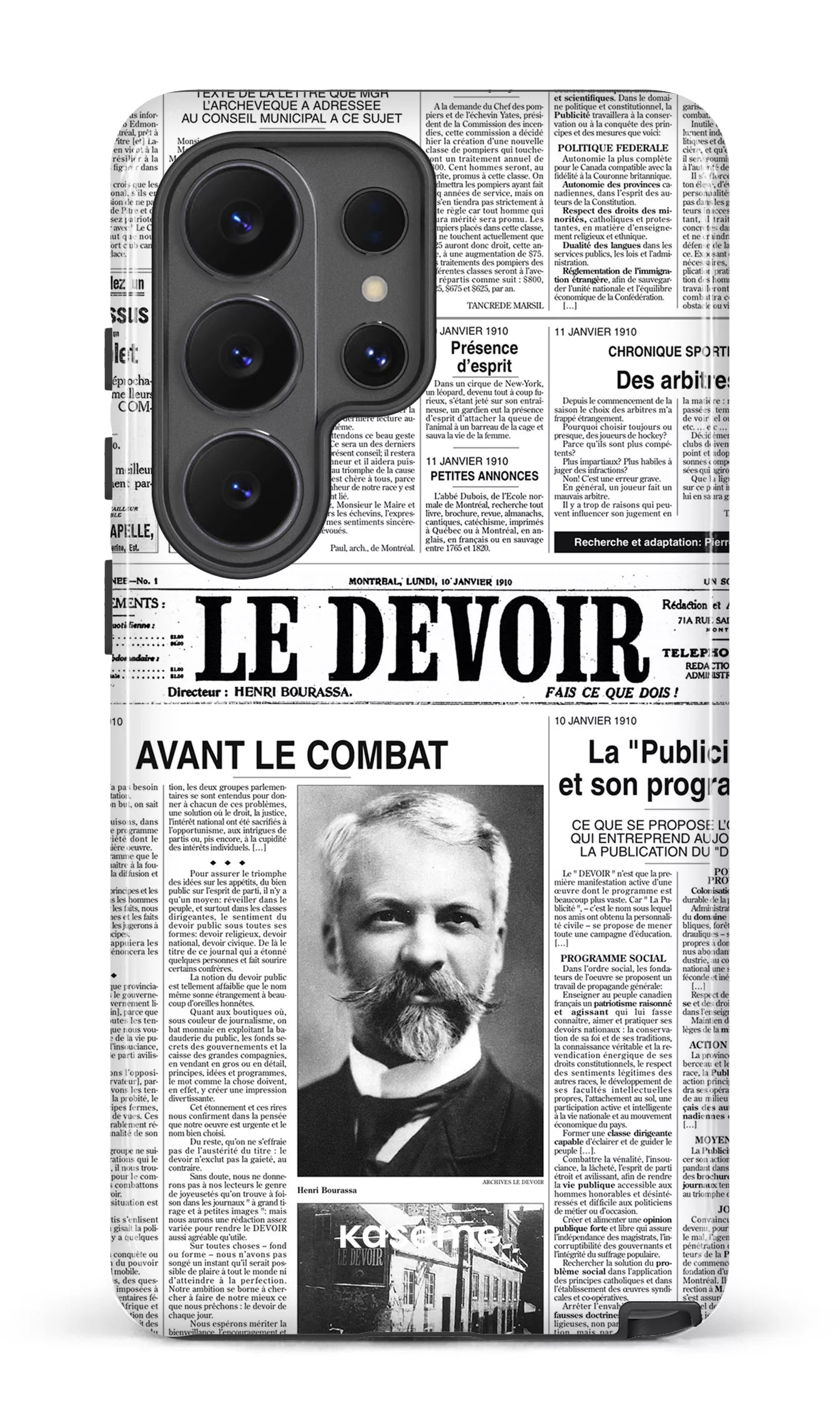 Galaxy S26 U Tough (Gloss) Le Devoir — Premier édito -
