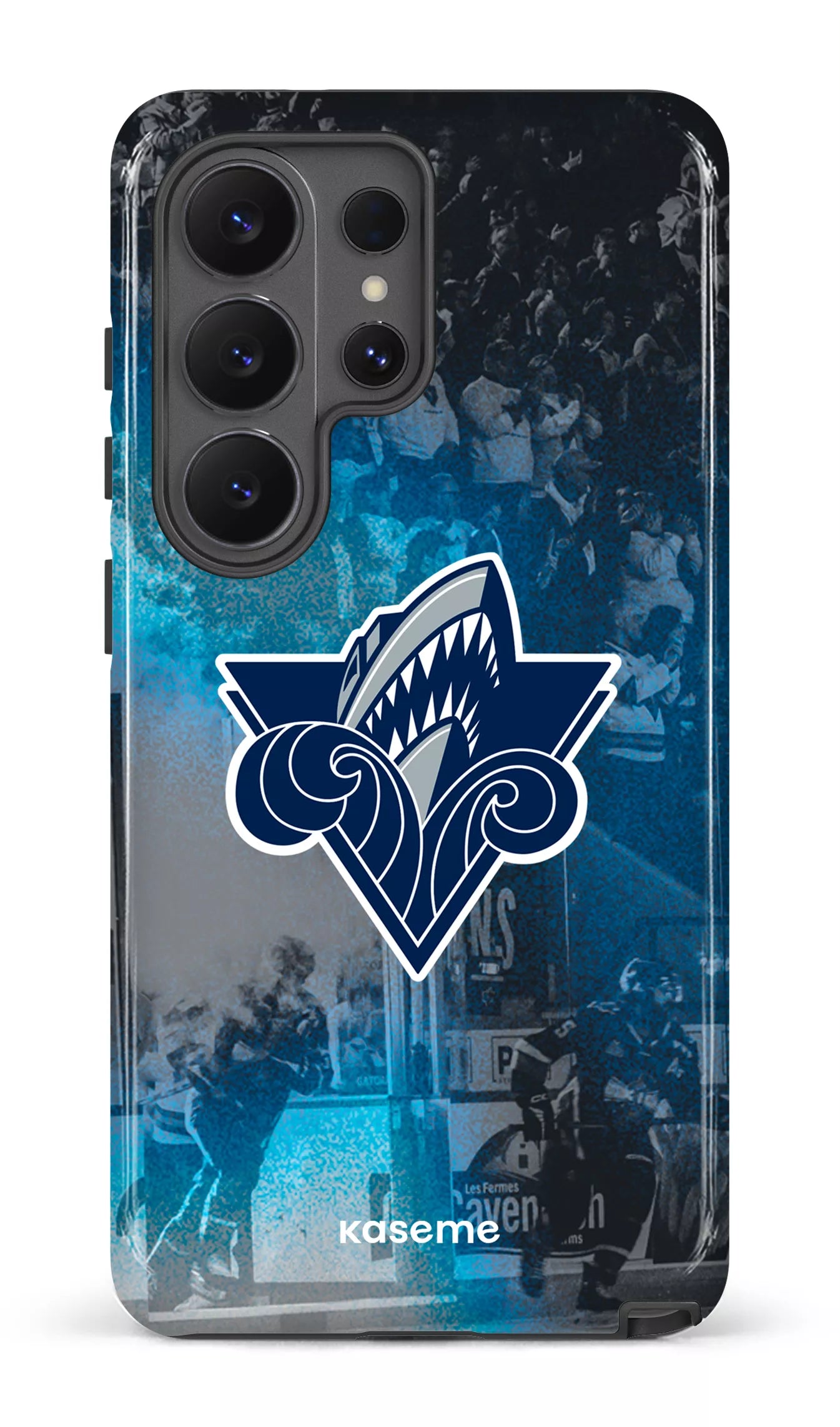 Galaxy S26 U Tough (Gloss) Océanic Logo & Foule -