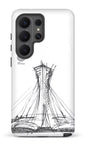 Galaxy S26 U Tough (Gloss) Parc Olympique - Croquis Blanc -