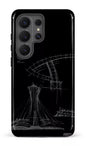 Galaxy S26 U Tough (Gloss) Parc Olympique - Croquis Plan Noir -