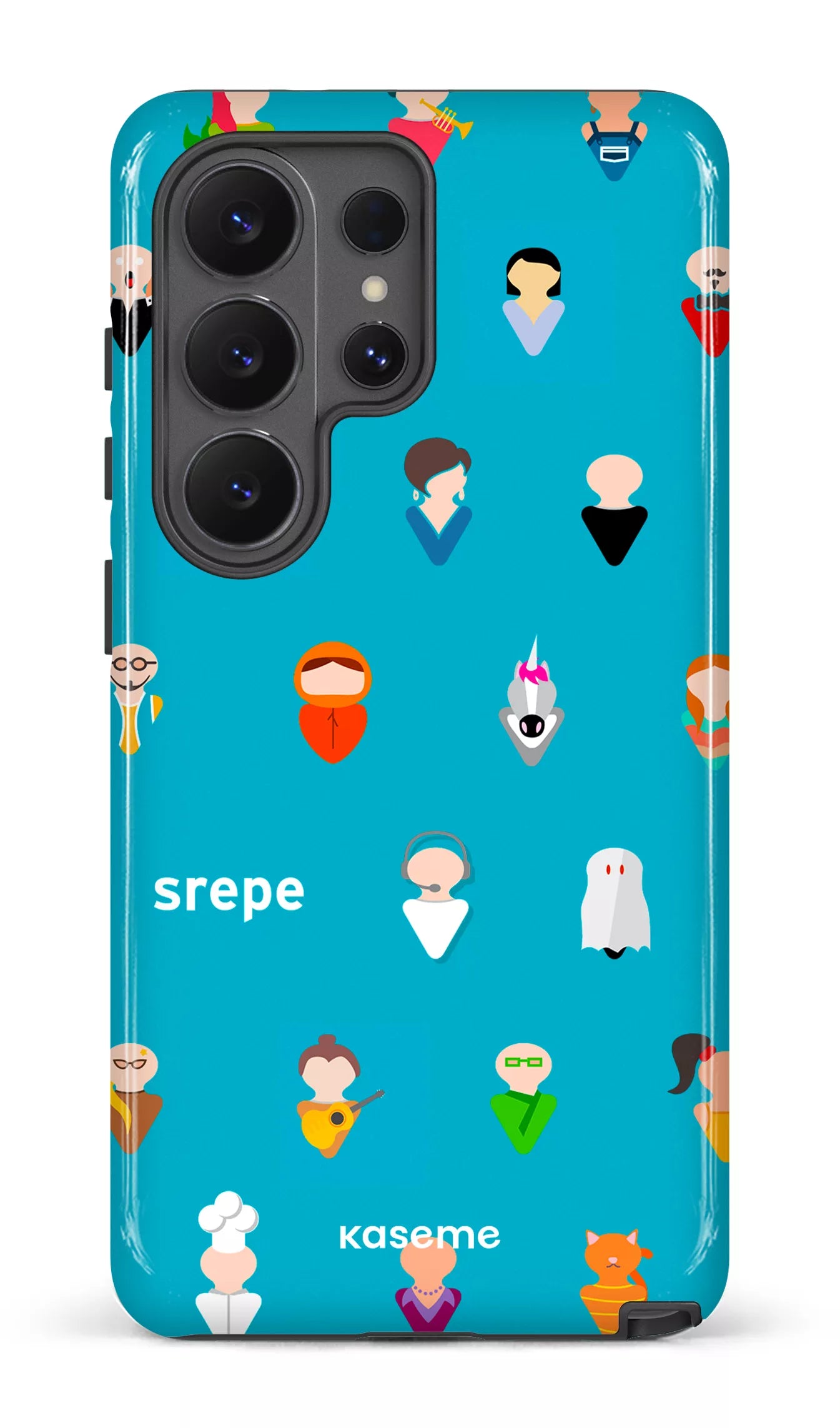 Galaxy S26 U Tough (Gloss) Personnages Turquoise -