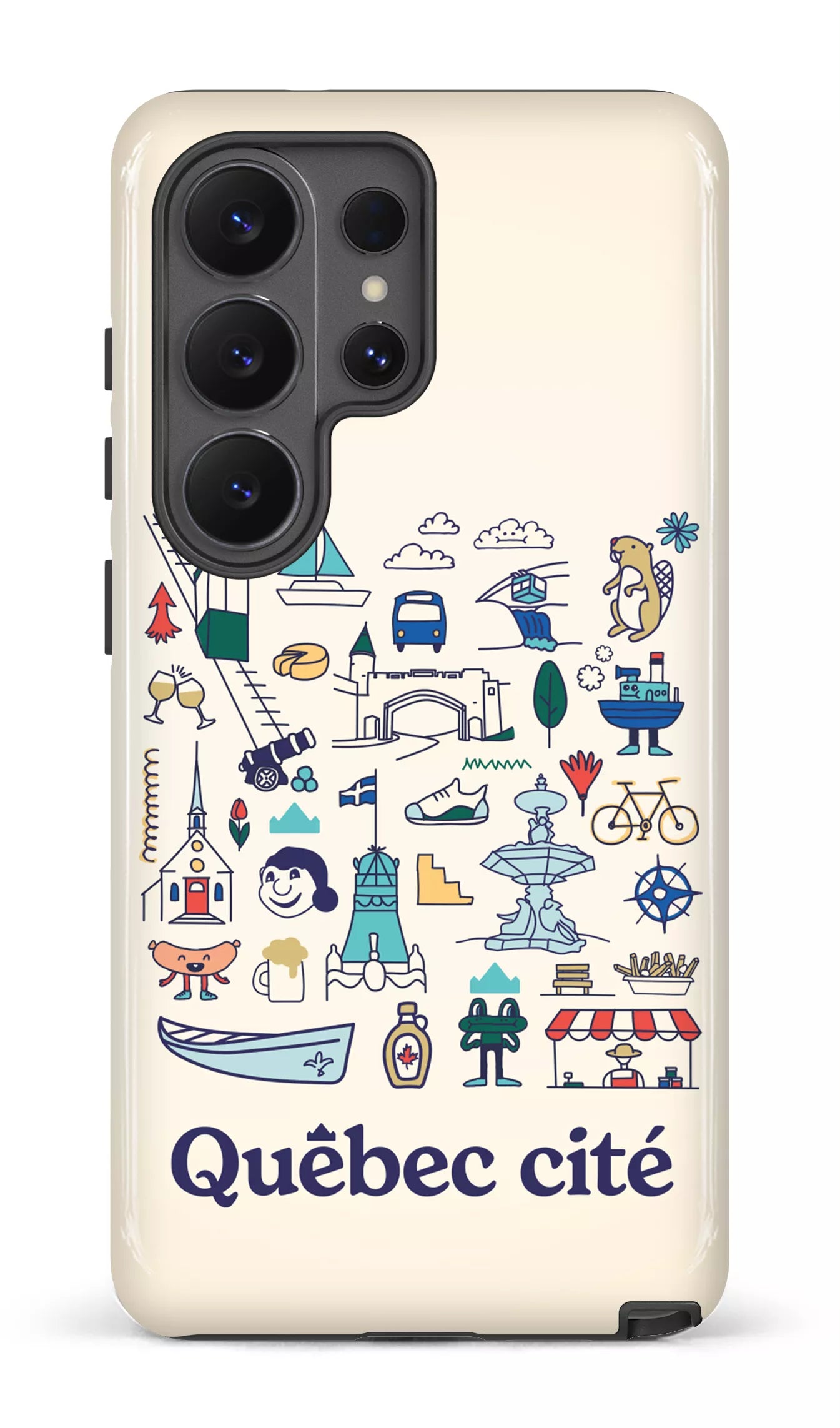 Galaxy S26 U Tough (Gloss) Québec illustré -