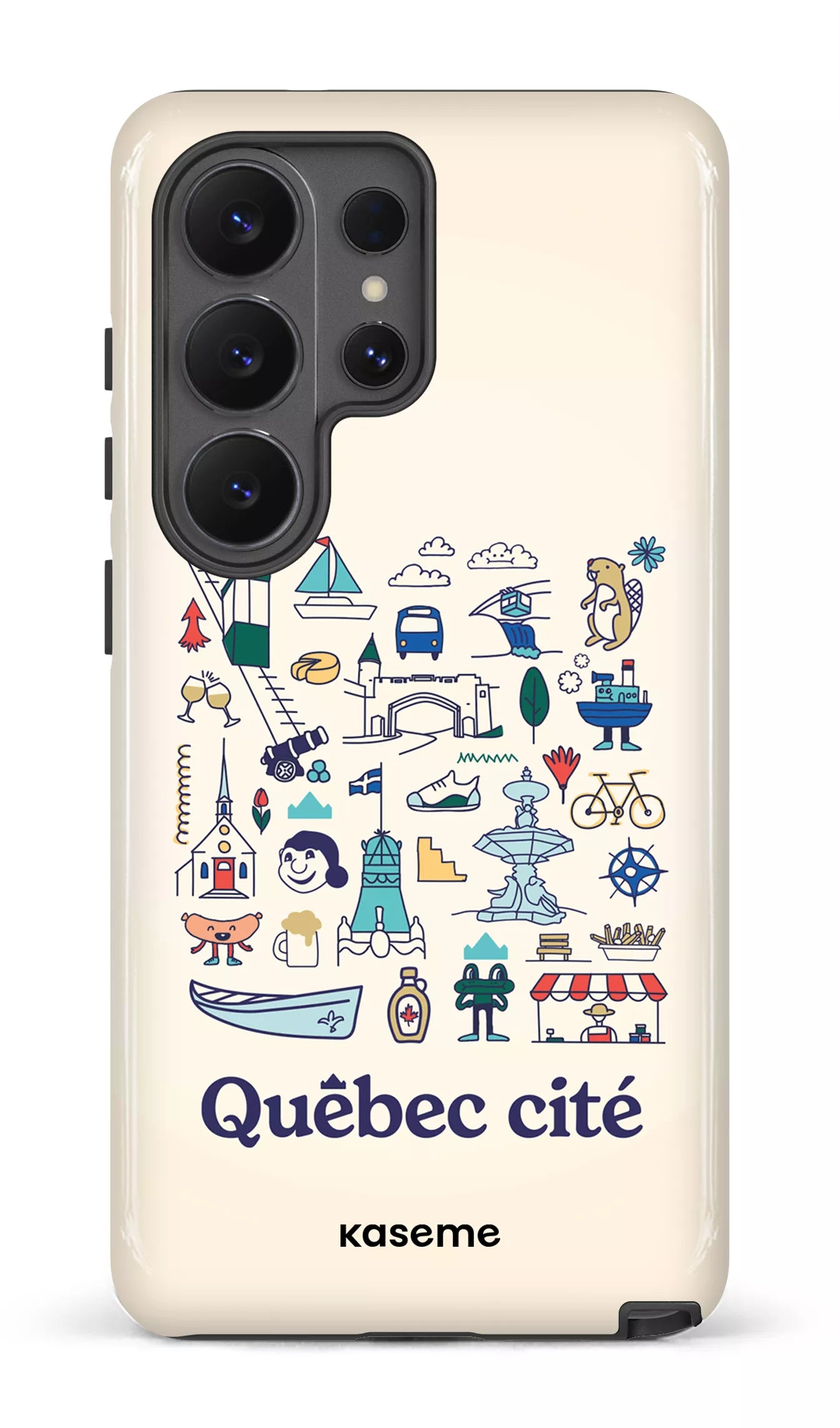 Galaxy S26 U Tough (Gloss) Québec illustré -