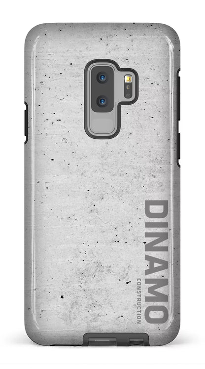 Galaxy S9 Plus Tough Dinamo Gris x Logo Gris -