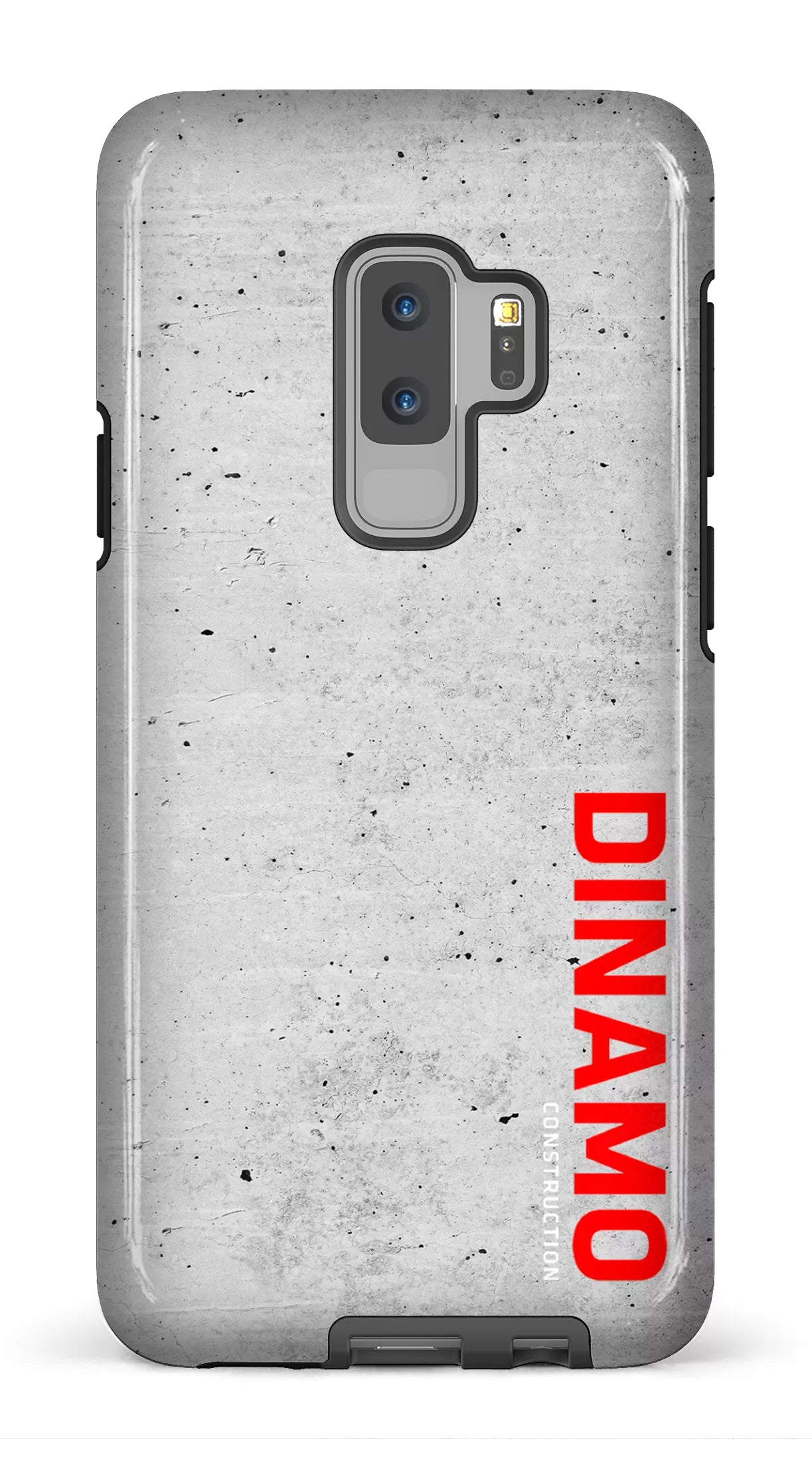 Galaxy S9 Plus Tough Dinamo Gris x Logo Rouge -
