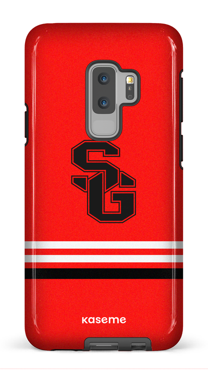 Galaxy S9 Plus Tough Dragons PSG Rouge -