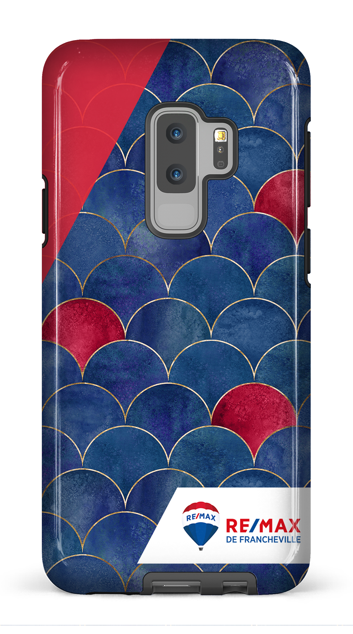Galaxy S9 Plus Tough Écailles bicolores de Francheville -