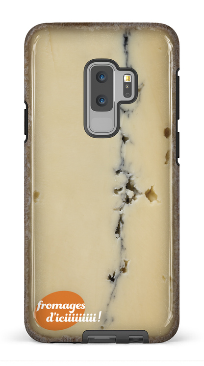 Galaxy S9 Plus Tough Fromage Cendré Logo -
