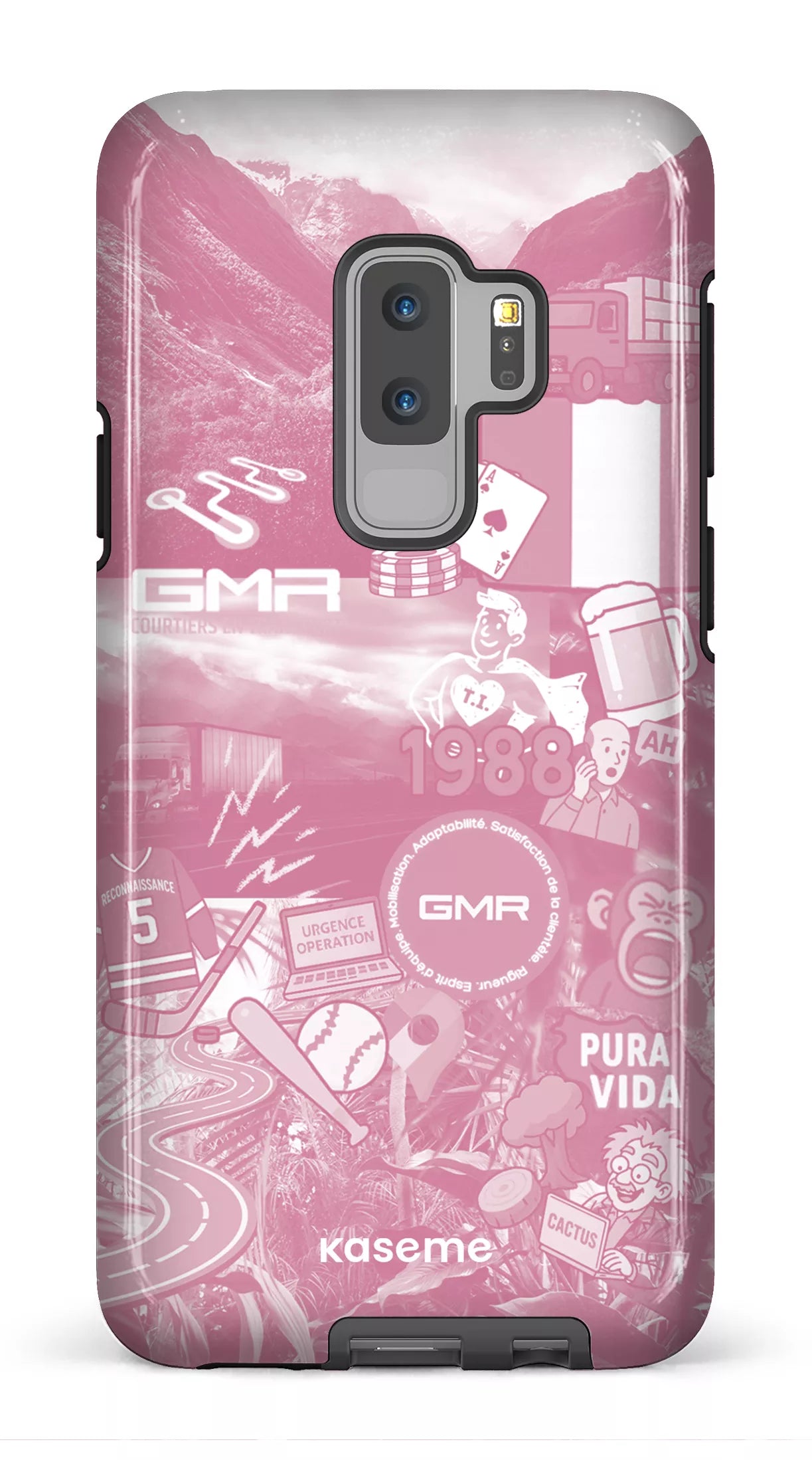 Galaxy S9 Plus Tough GMR Collage Rose -