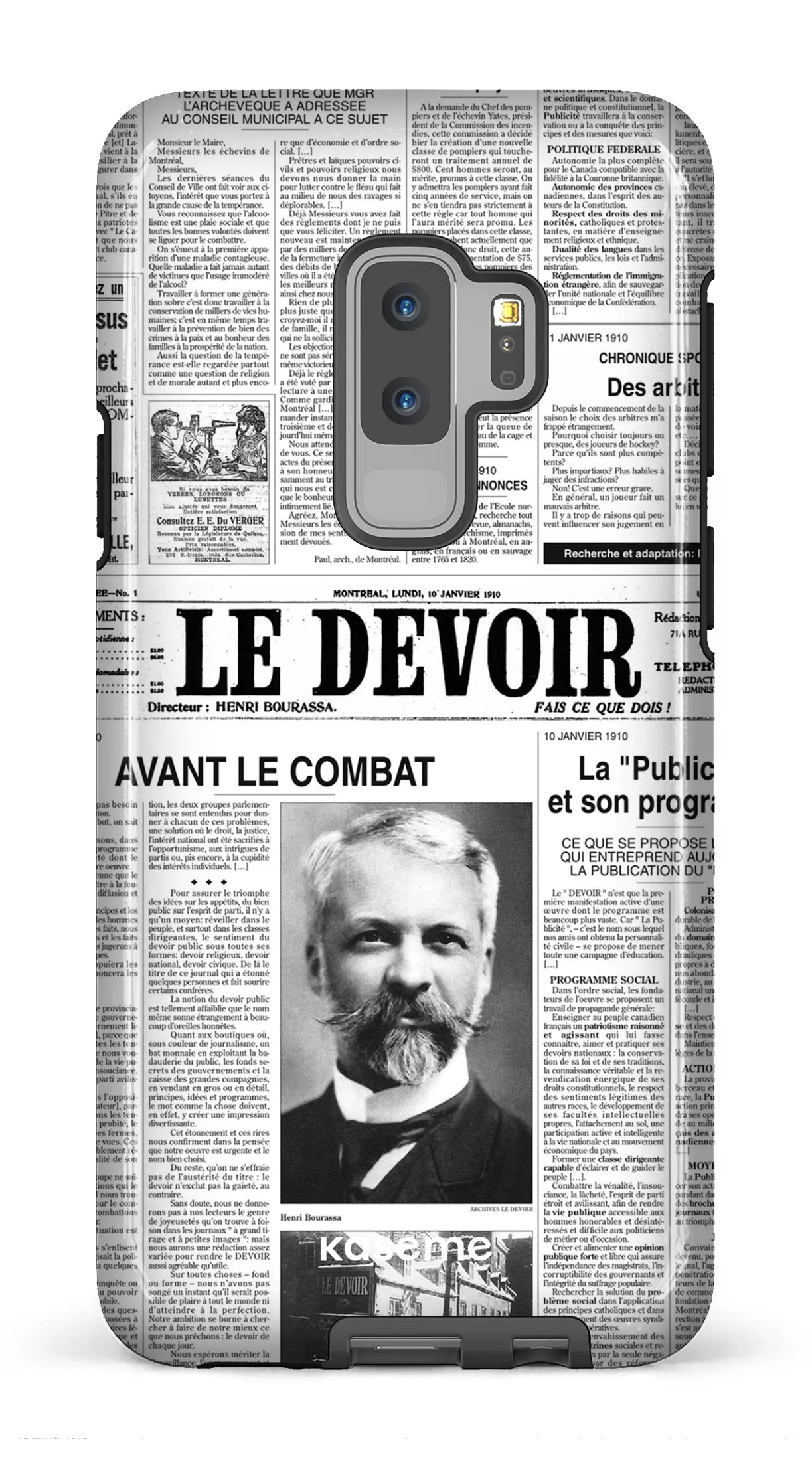 Galaxy S9 Plus Tough Le Devoir — Premier édito -